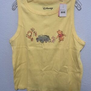 Disney Women’s Yellow Tank Top